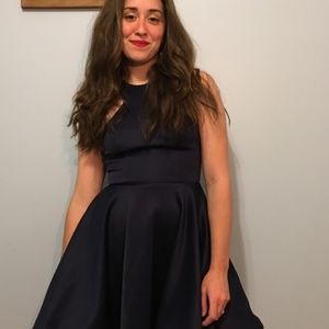Dark Blue Cocktail Dress